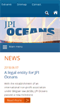 Mobile Screenshot of jpi-oceans.eu
